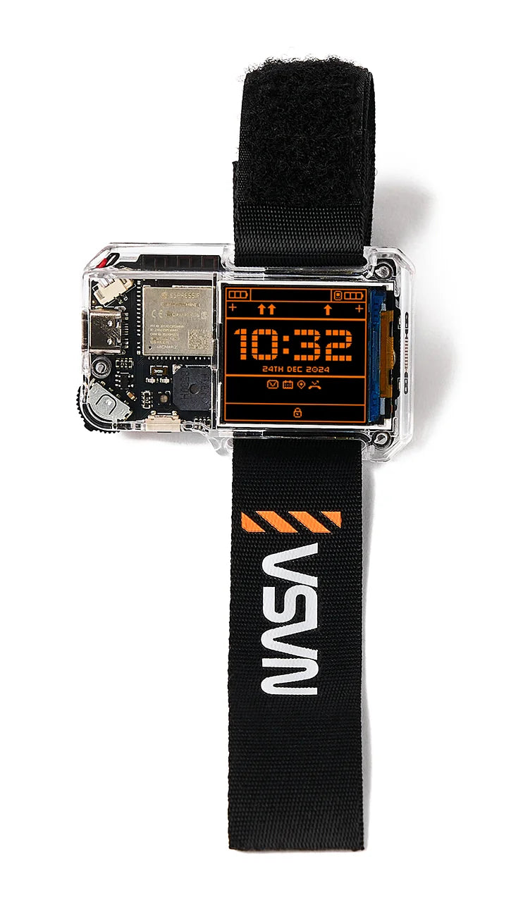 CircuitMess NASA Artemis Watch 2.0 on a white background
