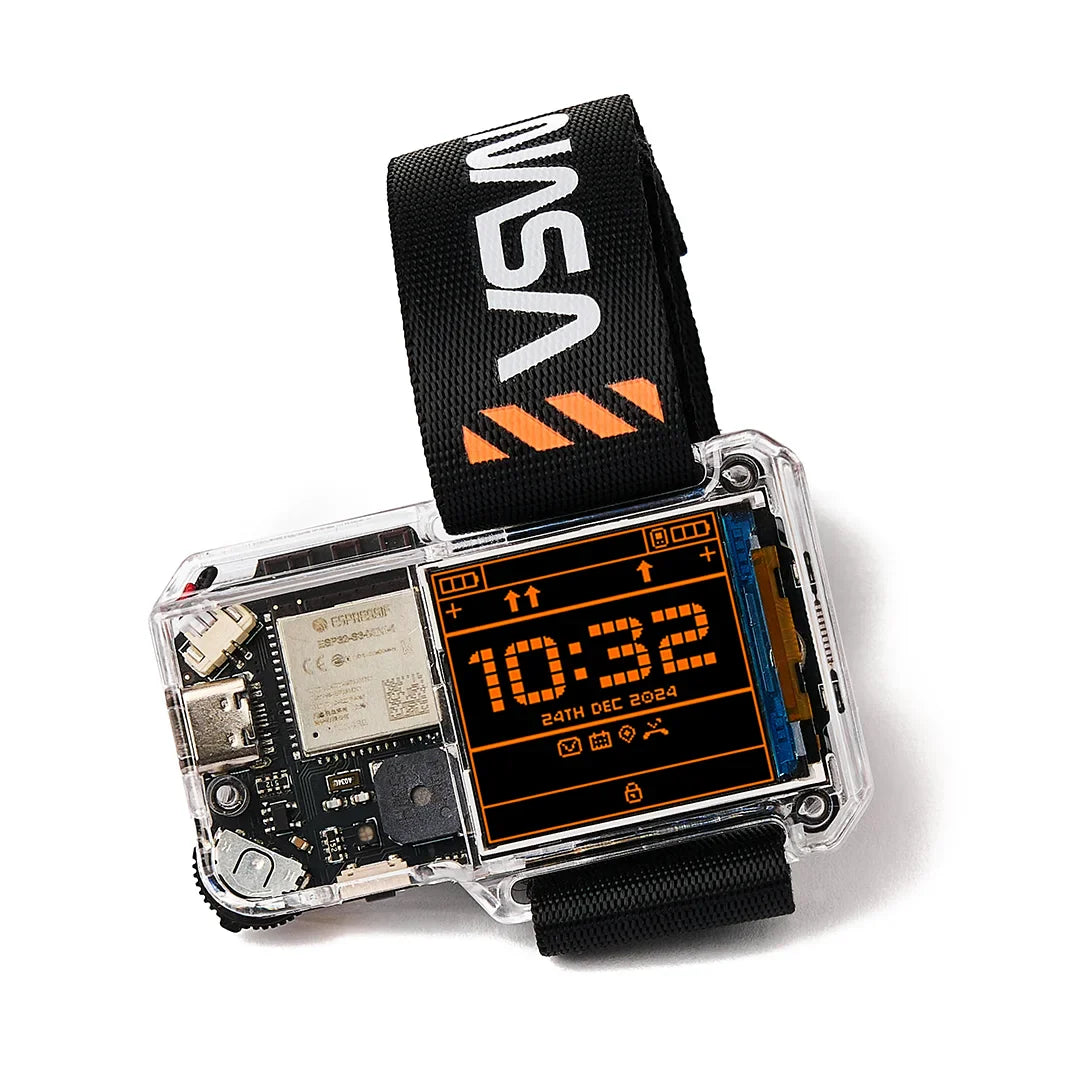CircuitMess NASA Artemis Watch 2.0 on a white background