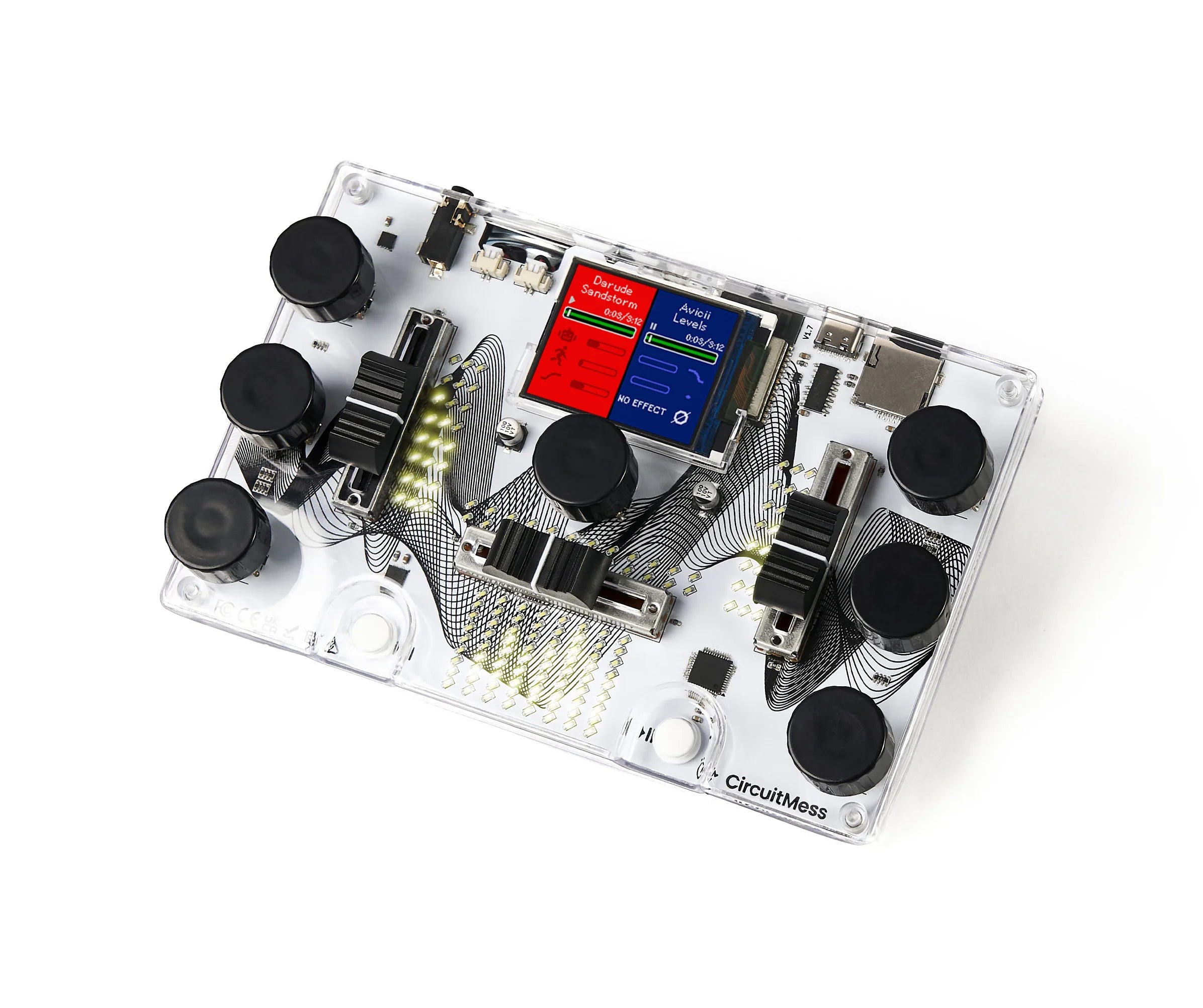 CircuitMess Jay-D 2.0 on a white background