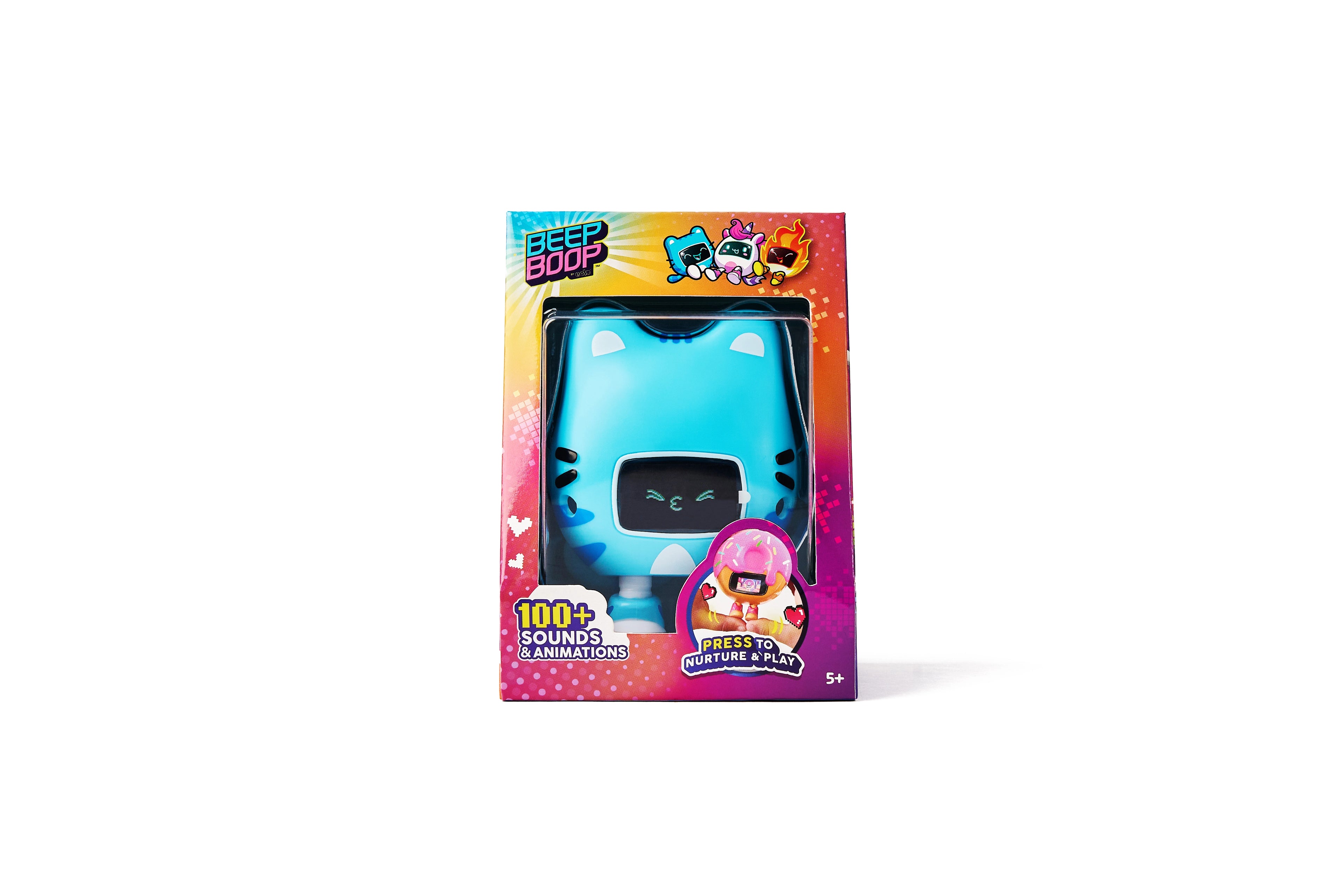 CircuitMess Beep Boop Miao Miao in the packaging on a white background