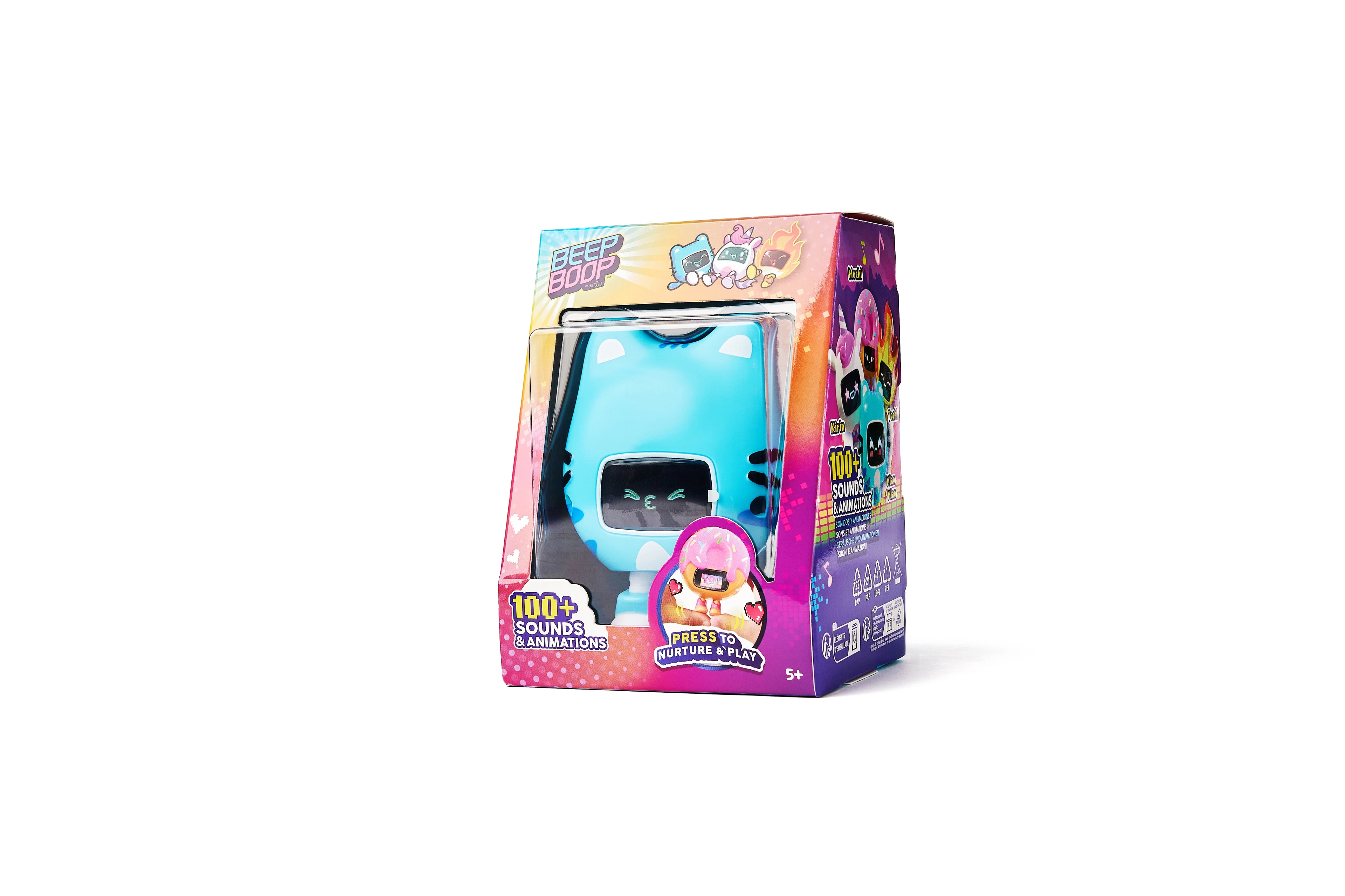 CircuitMess Beep Boop Miao Miao in the packaging on a white background