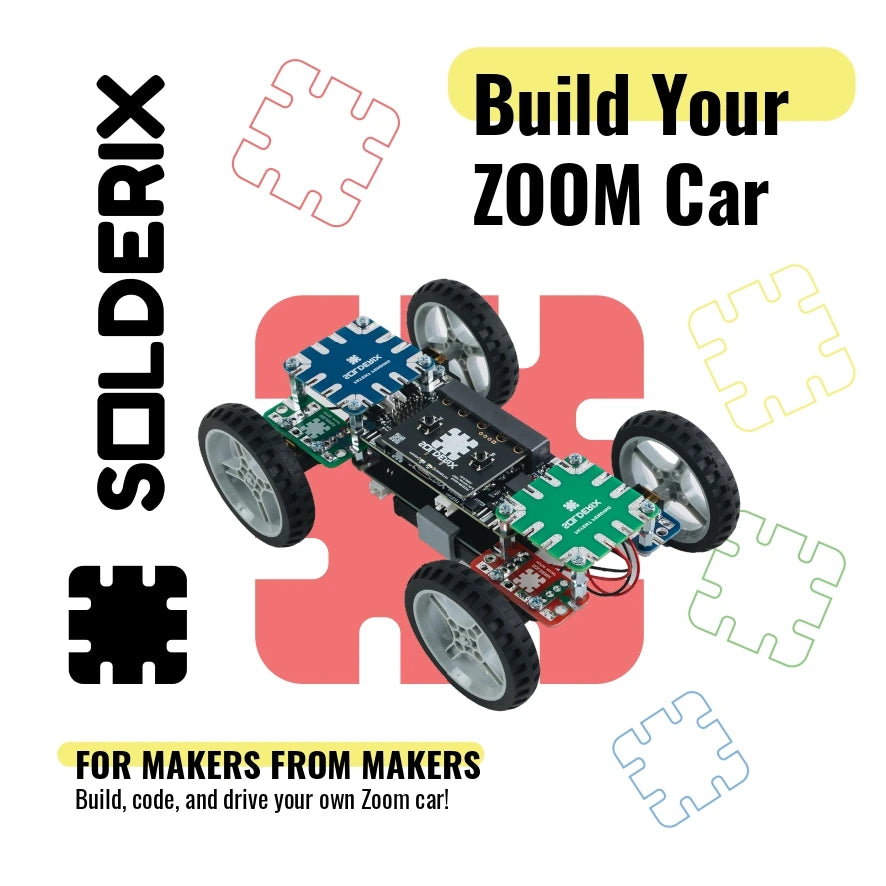 Solderix Zoom: Modular STEM RC Car Kit