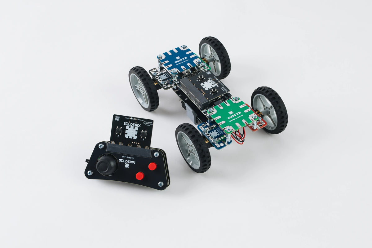 Solderix Zoom: Modular STEM RC Car Kit