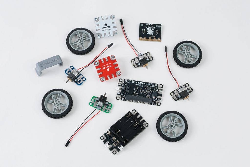 Solderix Zoom: Modular STEM RC Car Kit