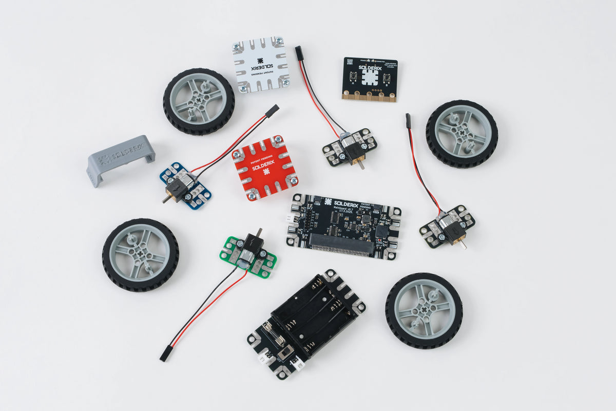 Solderix Zoom: Modular STEM RC Car Kit
